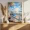 Beach Landscape Paint by Numbers for Adults – 16x20” DIY Acrylic Painting Kit for Beginners – Coastal Seascape Canvas Art for Home Wall Decor – Complete Numbered Paint Set with Brushes & Pigments